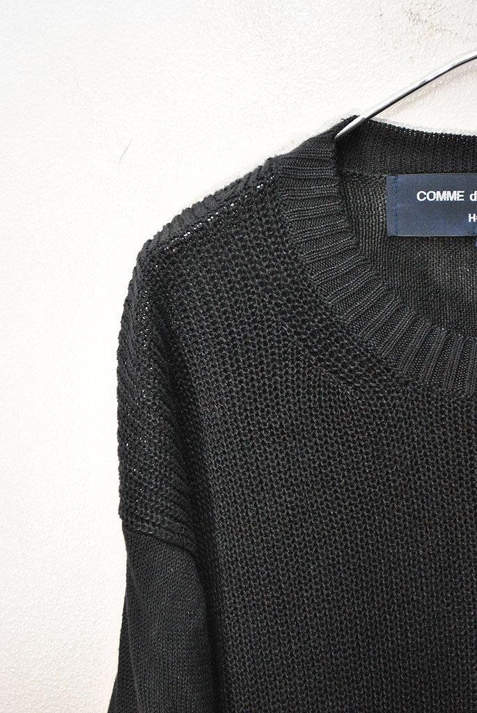 COMME des GARCONS HOMME リネンメッシュニット