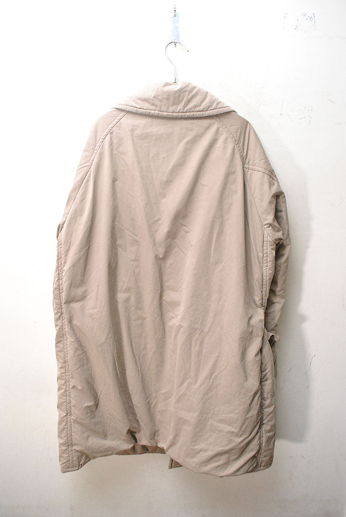 COMOLI 中綿ショールカラーコート