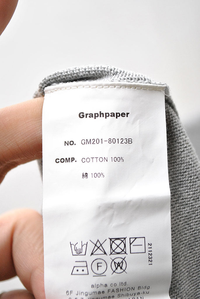 Graphpaper Suvin L/S Crew Neck Knit