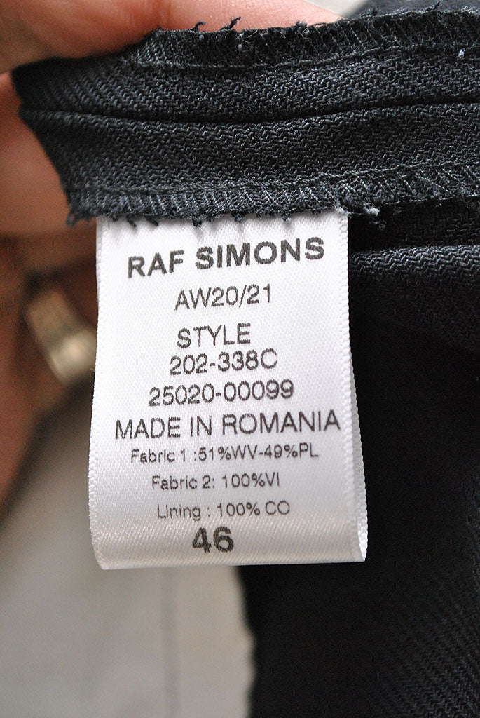 RAF SIMONS SIDELINE TROUSERS