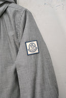 MONCLER GAMME BLEU COTTON OXFORD DOWN PARKA