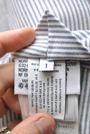 MONCLER GAMME BLEU COTTON OXFORD DOWN PARKA