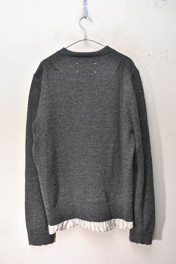 l*u様 限定価格！【美品】Maison Margiela マルジェラ カーディ Maison Margiela V Neck Cardigan