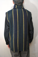 sacai ストライプウールベスト