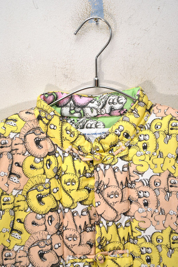 COMME des GARCONS SHIRT × KAWS チャイナダウンベスト