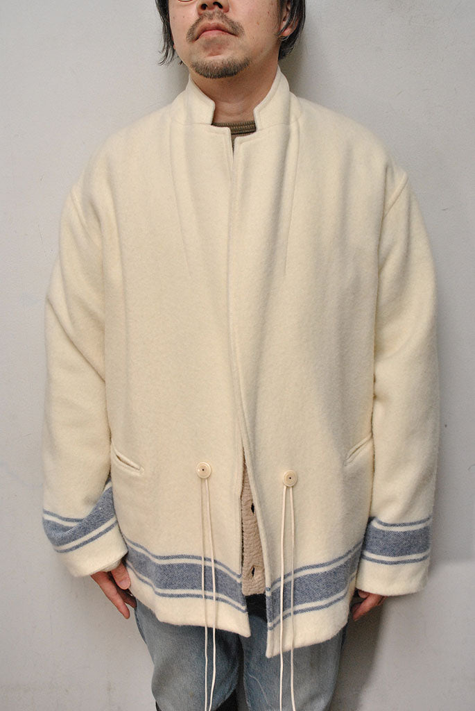 blurhms wool big plaid jacket