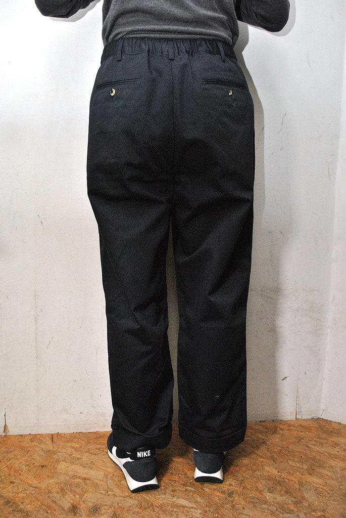 TapWater Cotton Chino Tuck Trousers