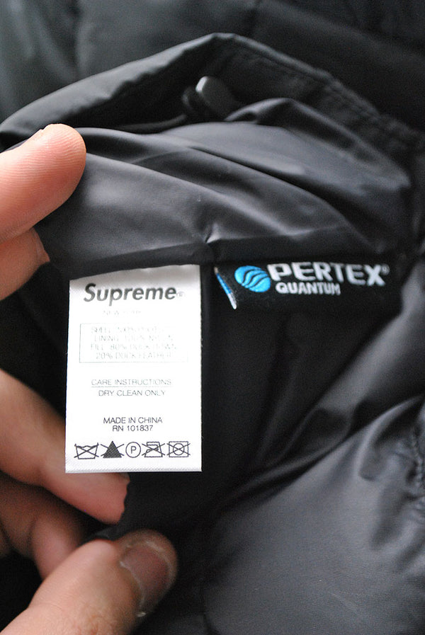 Supreme Micro Down Half Zip Hooded Pullover