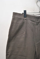 YAECA CHINO CLOTH PANTS TUCK TAPERED