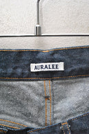 AURALEE HARD TWIST DENIM 5P PANTS