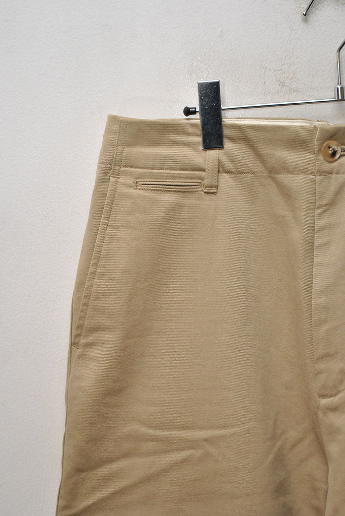 AURALEE WASHED FINX CHINO WIDE PANTS