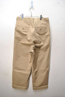 AURALEE WASHED FINX CHINO WIDE PANTS