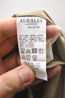 AURALEE WASHED FINX CHINO WIDE PANTS