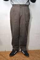 YAECA CHINO CLOTH PANTS TUCK TAPERED