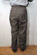 YAECA CHINO CLOTH PANTS TUCK TAPERED