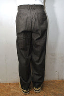 SCYE Shetland Wool Tweed Pleated Trousers