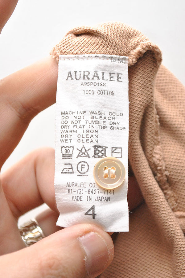 AURALEE オーラリー コットンピケ ビッグポロ サイズ5 AURALEE（オーラリー）の「＜AURALEE（オーラリー）＞ ピケ