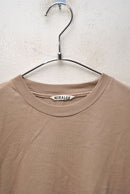 AURALEE LUSTER PLAITING L/S TEE