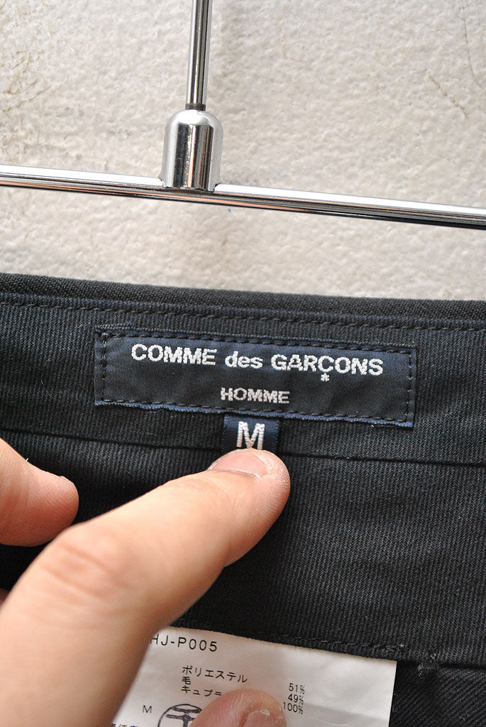 COMME des GARCONS HOMME ギャバジンタックトラウザーズ