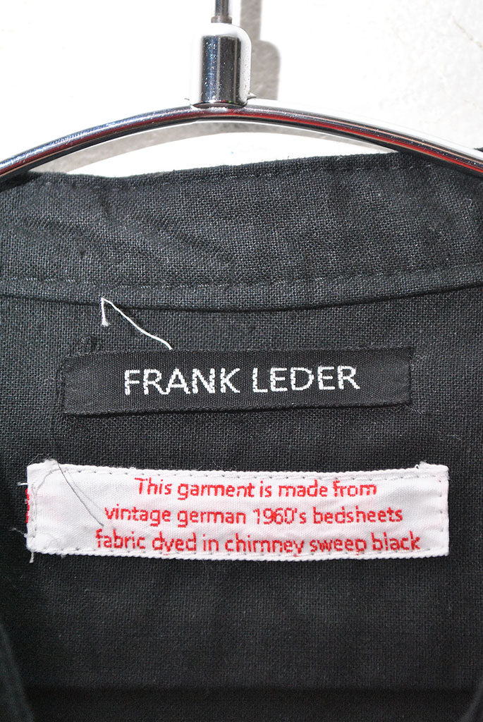Frank Leder 60's Vintage Bedsheet Old Style Stand Collar Shirts