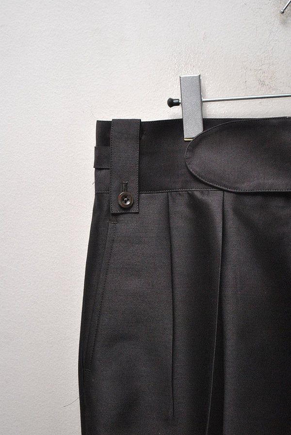 NEAT for MaW SILK WOOL TWILL BELTLESS