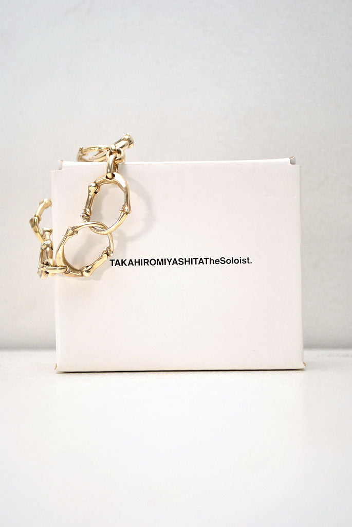 TAKAHIROMIYASHITATheSoloist. bone shaped carabiner bracelet
