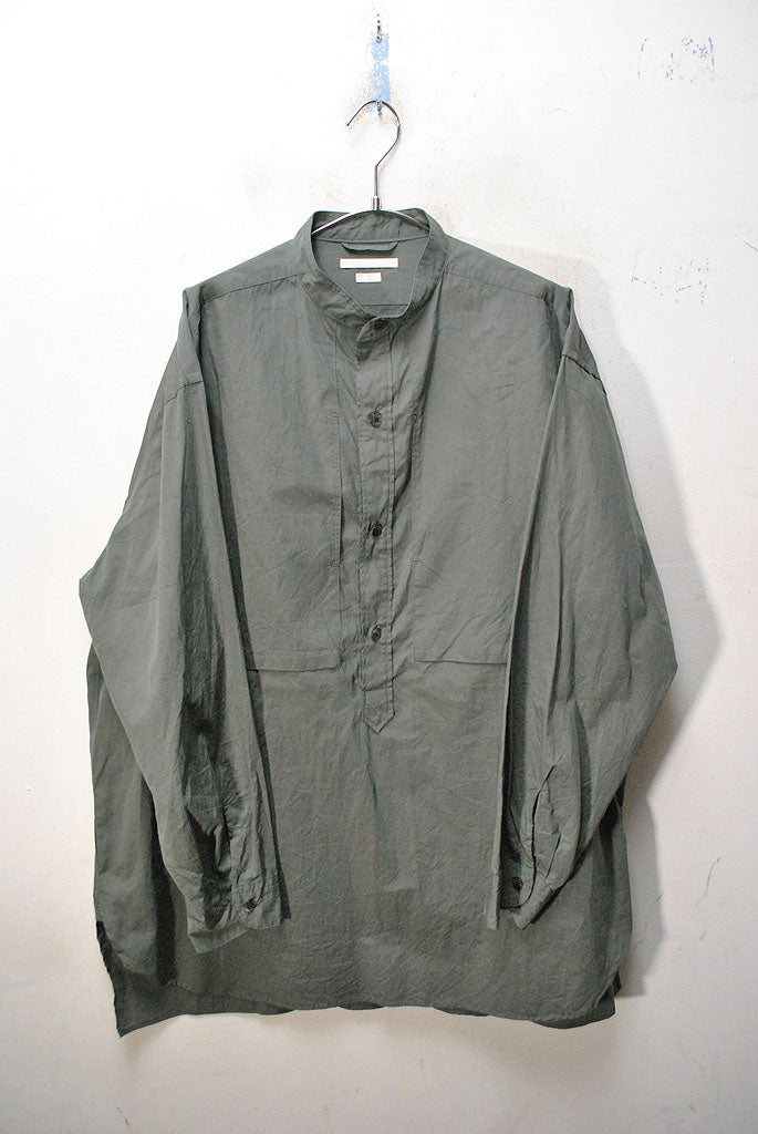 blurhms High Count Chambray Pullover Washed Shirt
