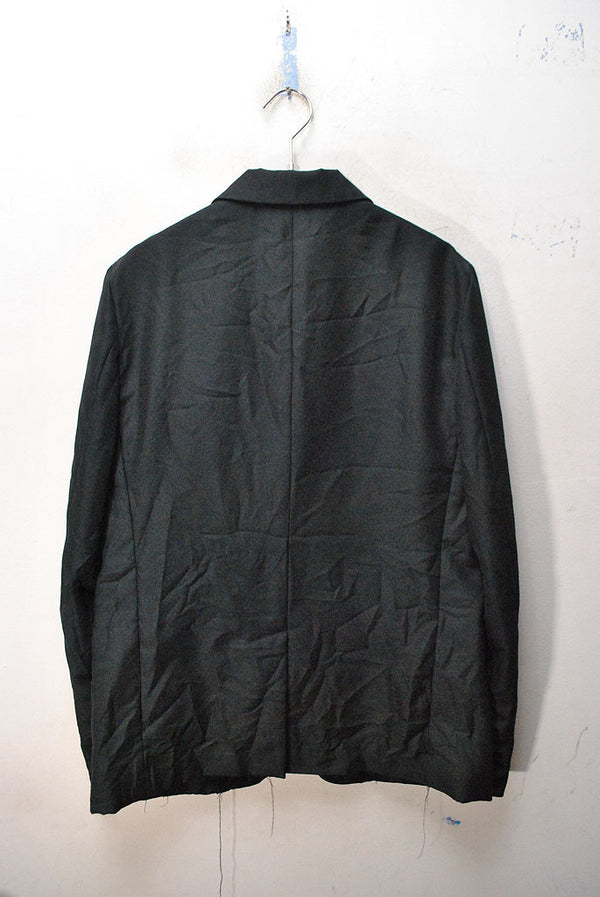 BLACK COMME des GARCONS 縮絨カットオフテーラードジャケット