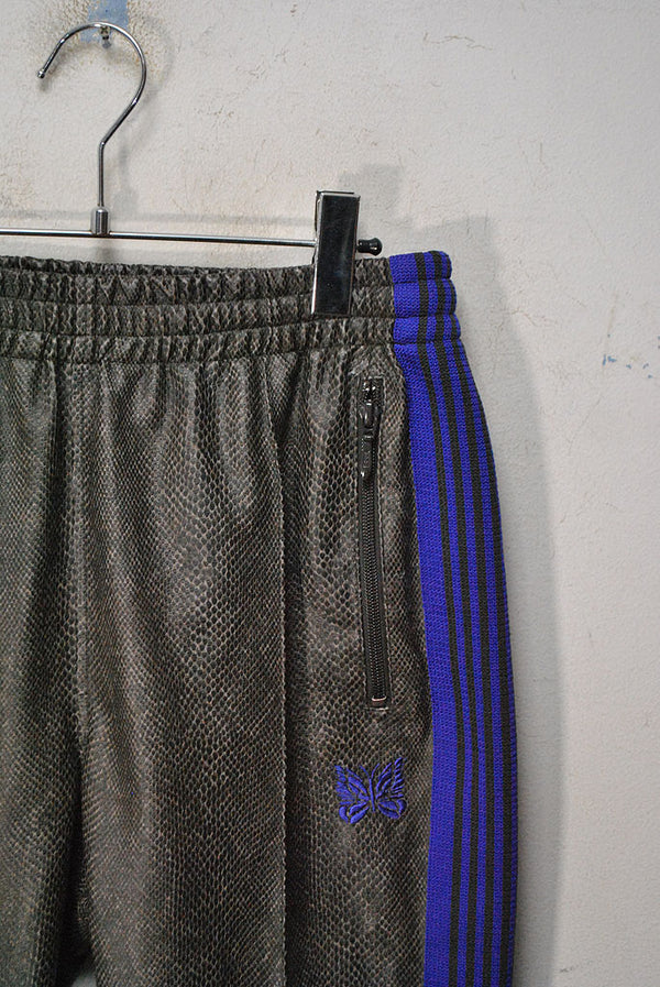 NEEDLES TRACK PANT SYNTHETIC LEATHER PYTHON