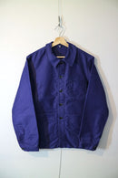 50s〜60s Le Mont St Michel French Vintage Ink Blue Moleskin Jacket