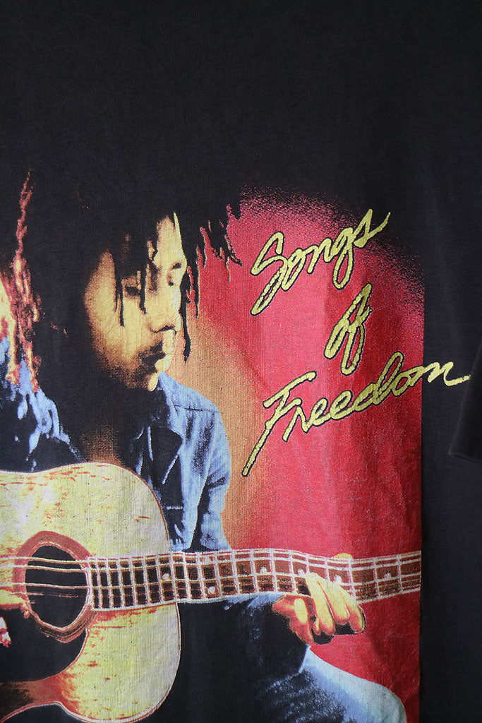 90's Bob Marley Song Of Freedom Album Promo Tee