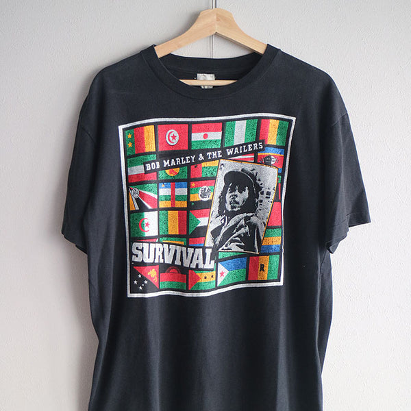 vintage VISION STREET WEAR Bob Marley & The Wailers SURVIVAL Tee