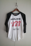 80's THE POLICE “GHOST IN THE MACHINE” Raglan Sleeve Tee