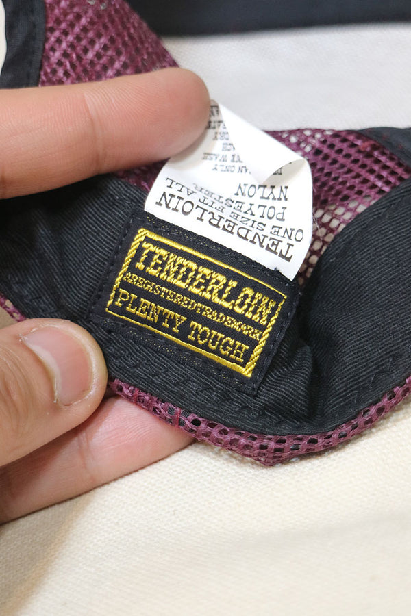 TENDERLOIN テンダーロイン UNEMPLOYED メッシュキャップ 黒 楽天市場】TENDERLOIN テンダーロイン キャップ ワッペン付き