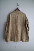 40's French Vintage Linen Hunting Jacket