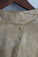 40's French Vintage Linen Hunting Jacket