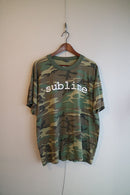 90's SUBLIME カモフラージュリンガーTシャツ